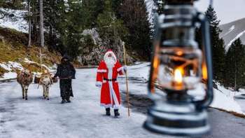 Besuch vom Samichlaus auf der Schwägalp