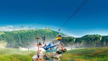 Spiel und Spass im Zipline-Park