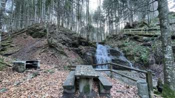 Feuerstelle Wasserfall